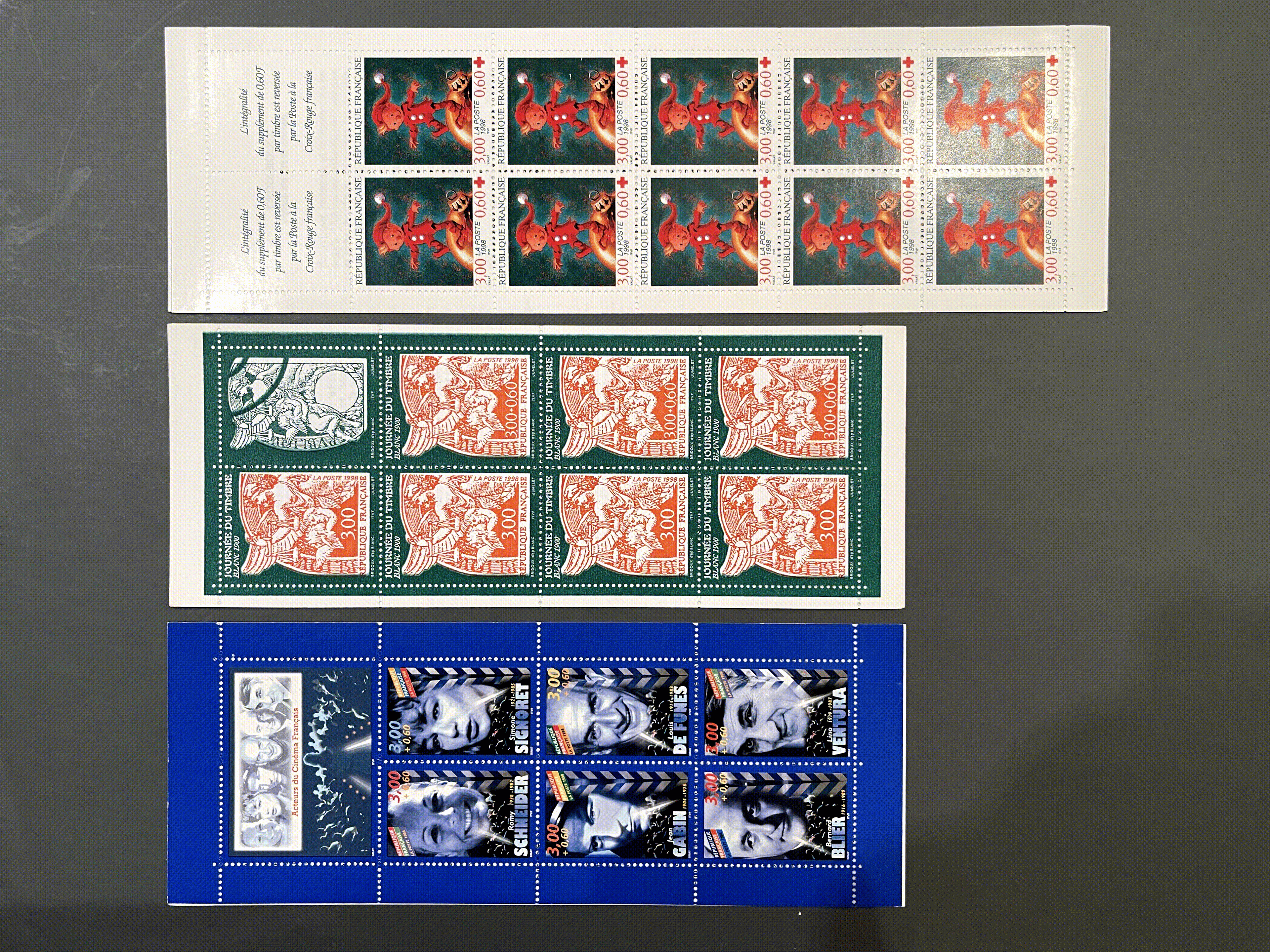 France Stamp Collection - Full Year 1998 - **UNUSED** without hinge - MNH + Souvenir Sheet + Booklets
