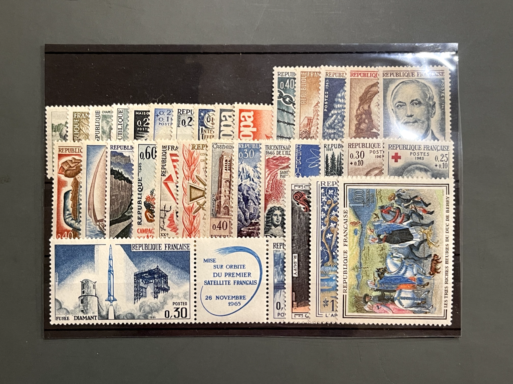 Briefmarke Frankreich Sammlung - Jahrgang 1965 komplett - NEU** ohne Falz - postfrisch