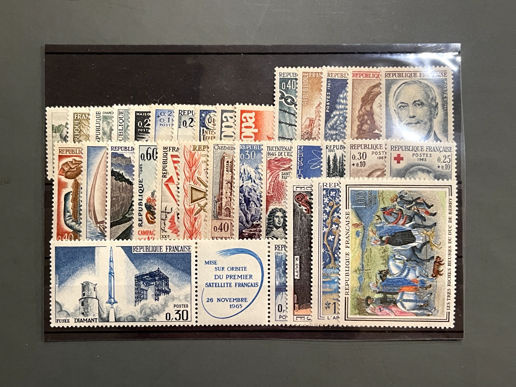 Timbre France Collection - Année 1965 complète - NEUFS** sans charnière - MNH
