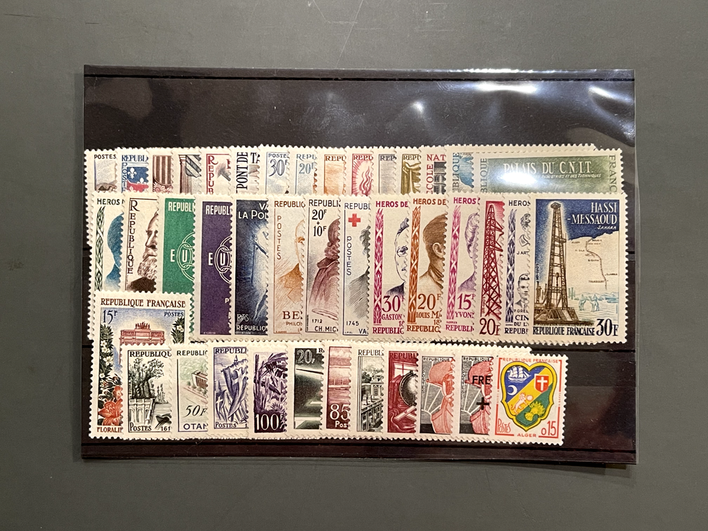 Timbre France Collection - Année 1959 complète - NEUFS** sans charnière - MNH