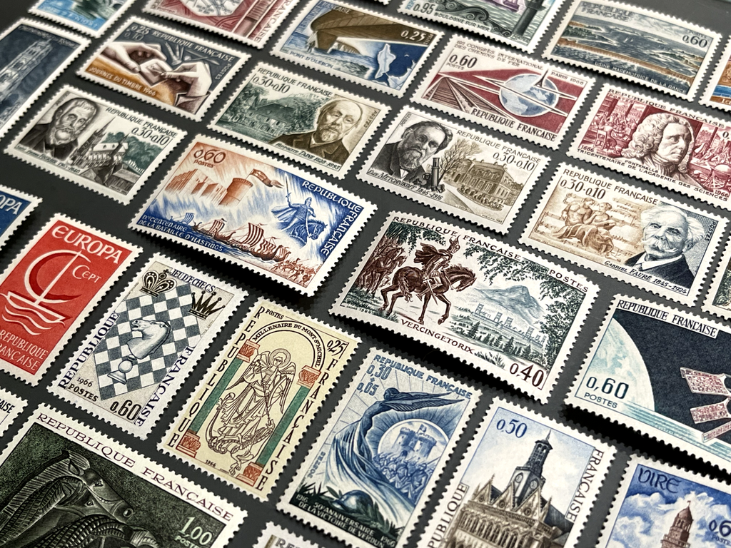 Timbre France Collection - Année 1966 complète - NEUFS** sans charnière - MNH