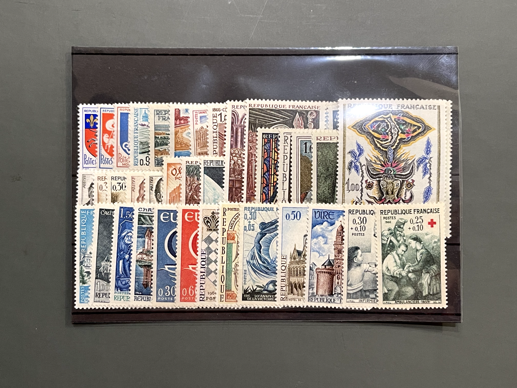 Timbre France Collection - Année 1966 complète - NEUFS** sans charnière - MNH