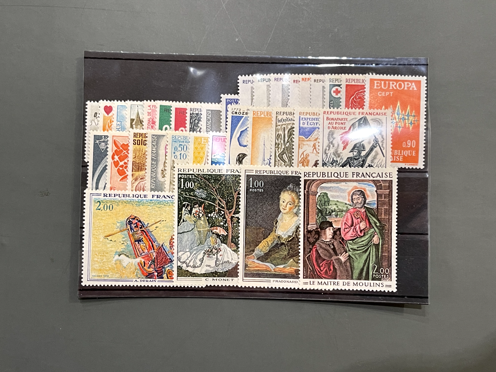 Timbre France Collection - Année 1972 complète - NEUFS** sans charnière - MNH