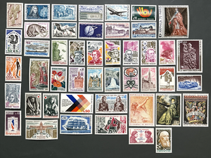 Timbre France Collection - Année 1973 complète - NEUFS** sans charnière - MNH