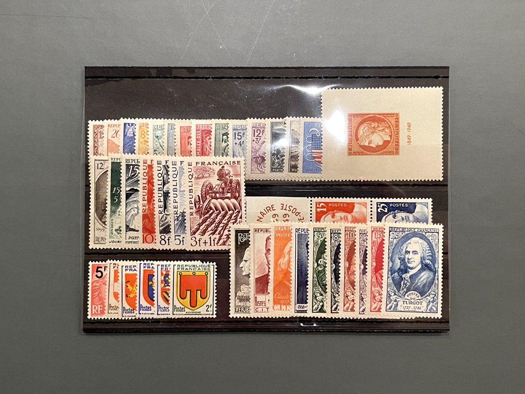 France Stamp Collection - 1949 complete year - MNH
