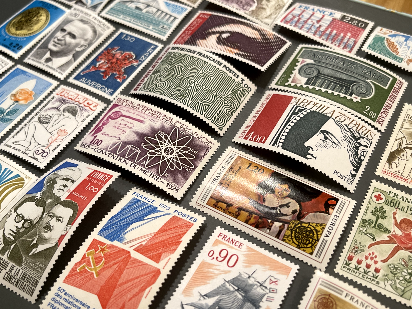 Timbre France Collection - Année 1975 complète - NEUFS** sans charnière - MNH