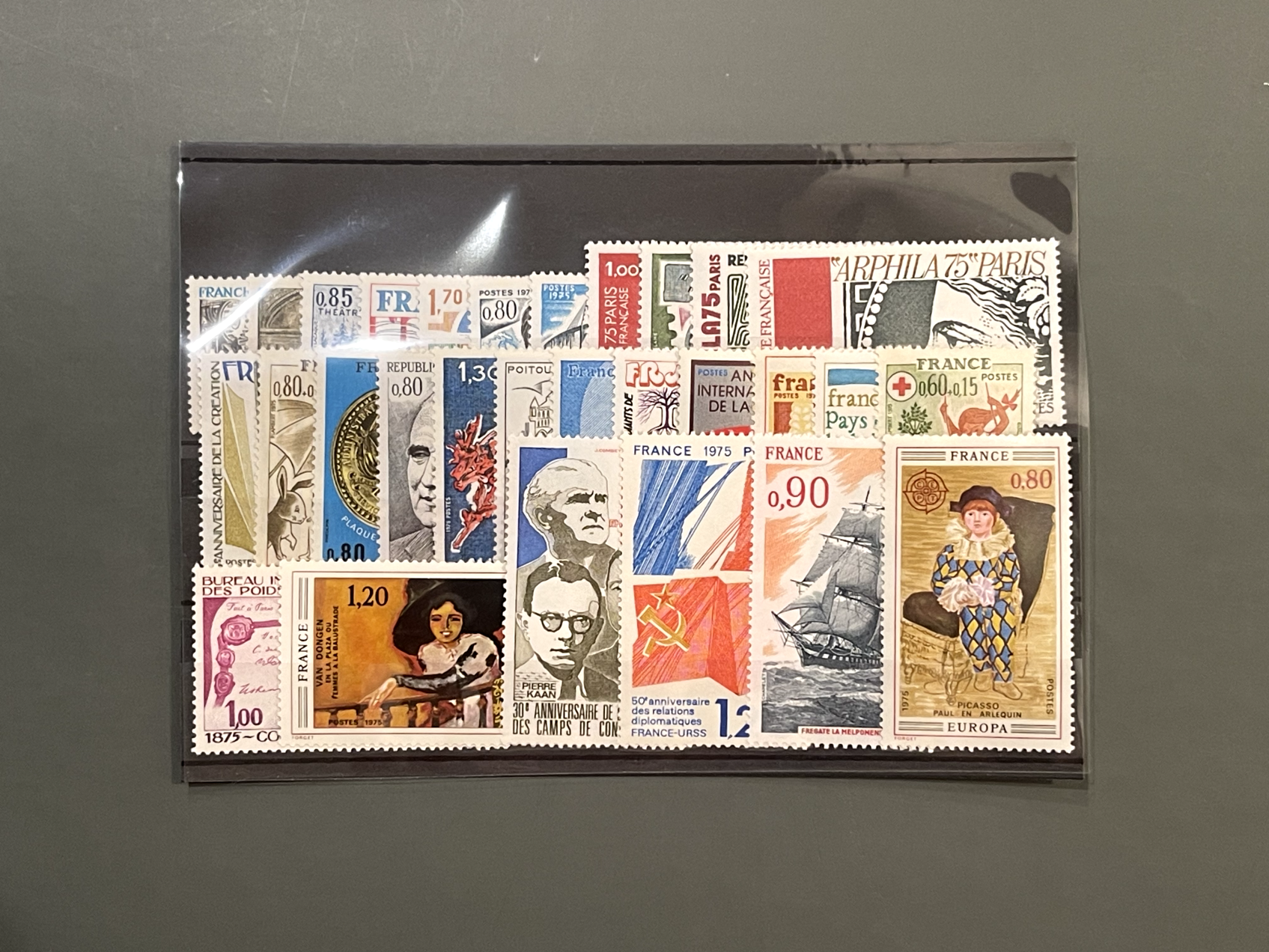 Timbre France Collection - Année 1975 complète - NEUFS** sans charnière - MNH