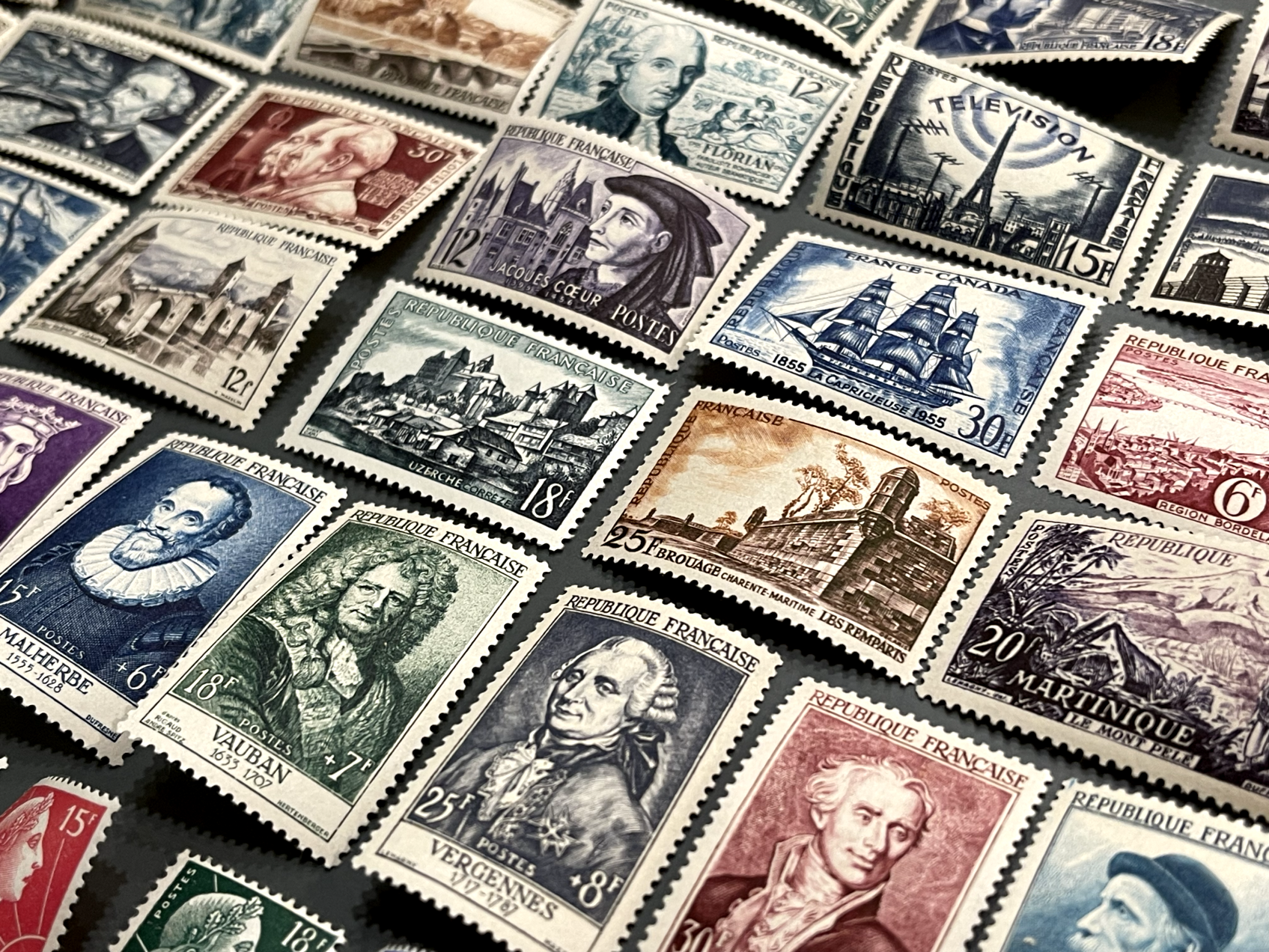 Timbre France Collection - Année 1955 complète - NEUFS** sans charnière - MNH