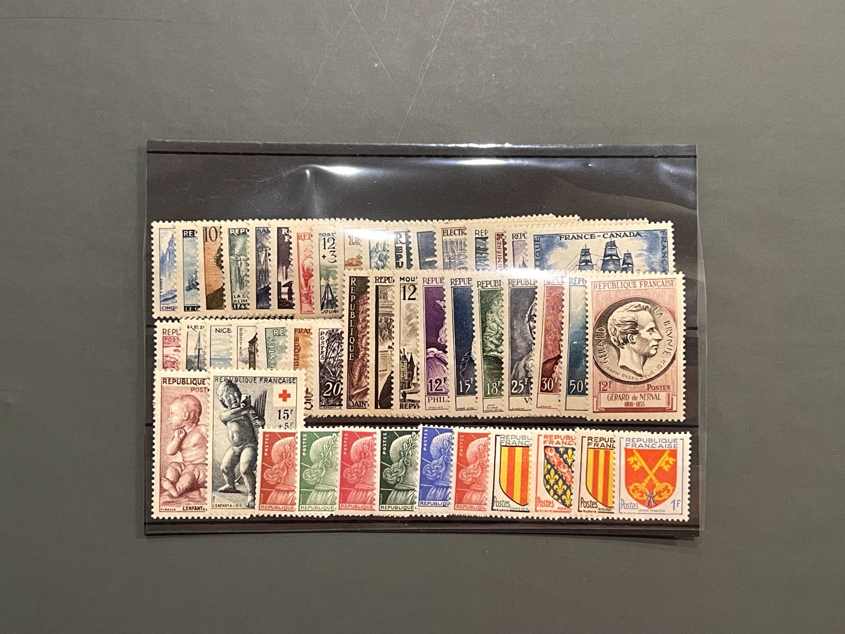 Timbre France Collection - Année 1955 complète - NEUFS** sans charnière - MNH
