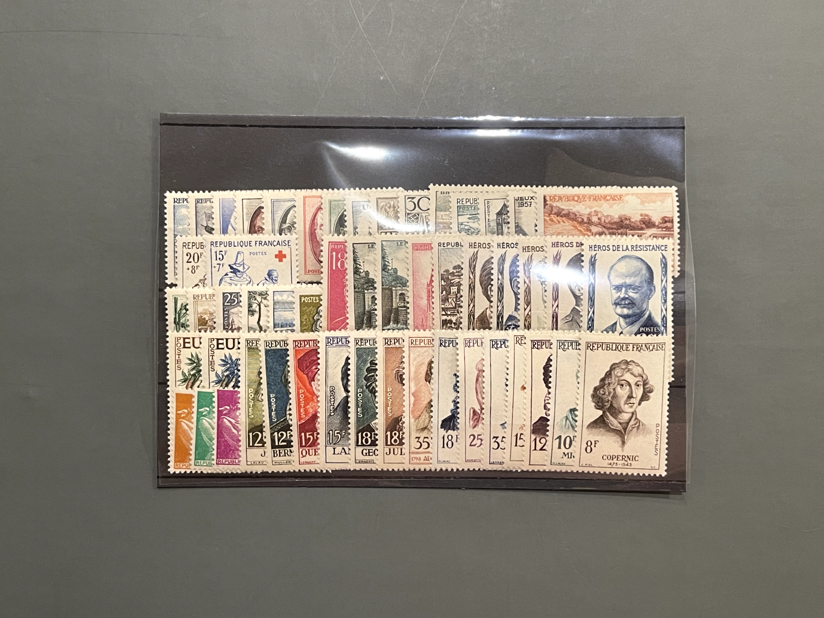 Timbre France Collection - Année 1957 complète - NEUFS** sans charnière - MNH