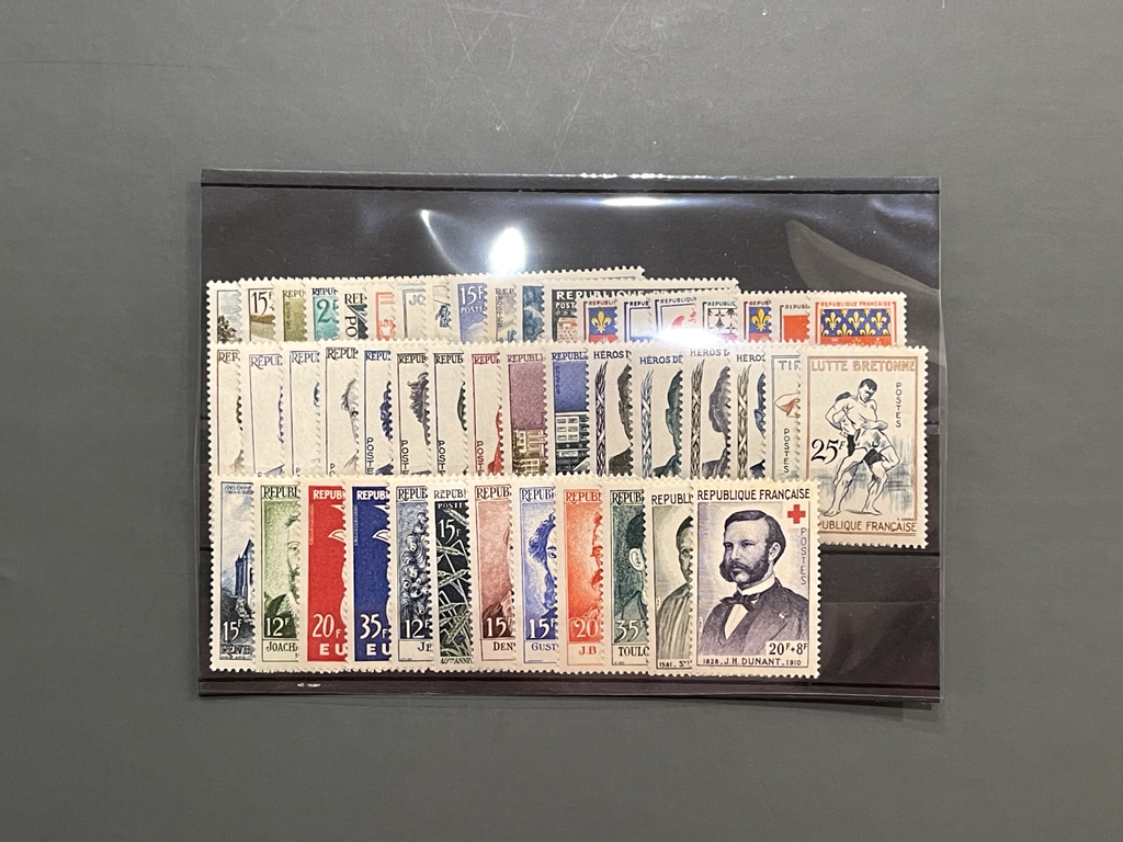 Timbre France Collection - Année 1958 complète - NEUFS** sans charnière - MNH