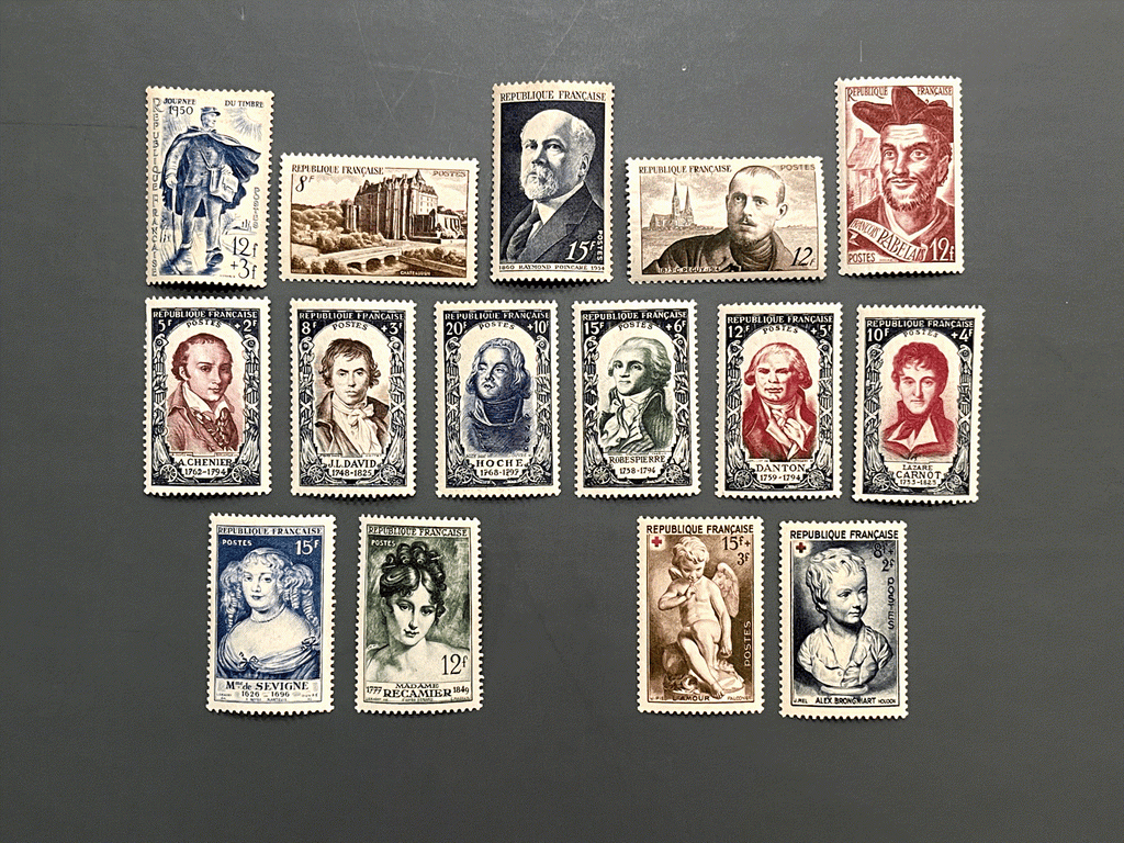 Timbre France Collection - Année 1950 complète - NEUFS** sans charnière - MNH