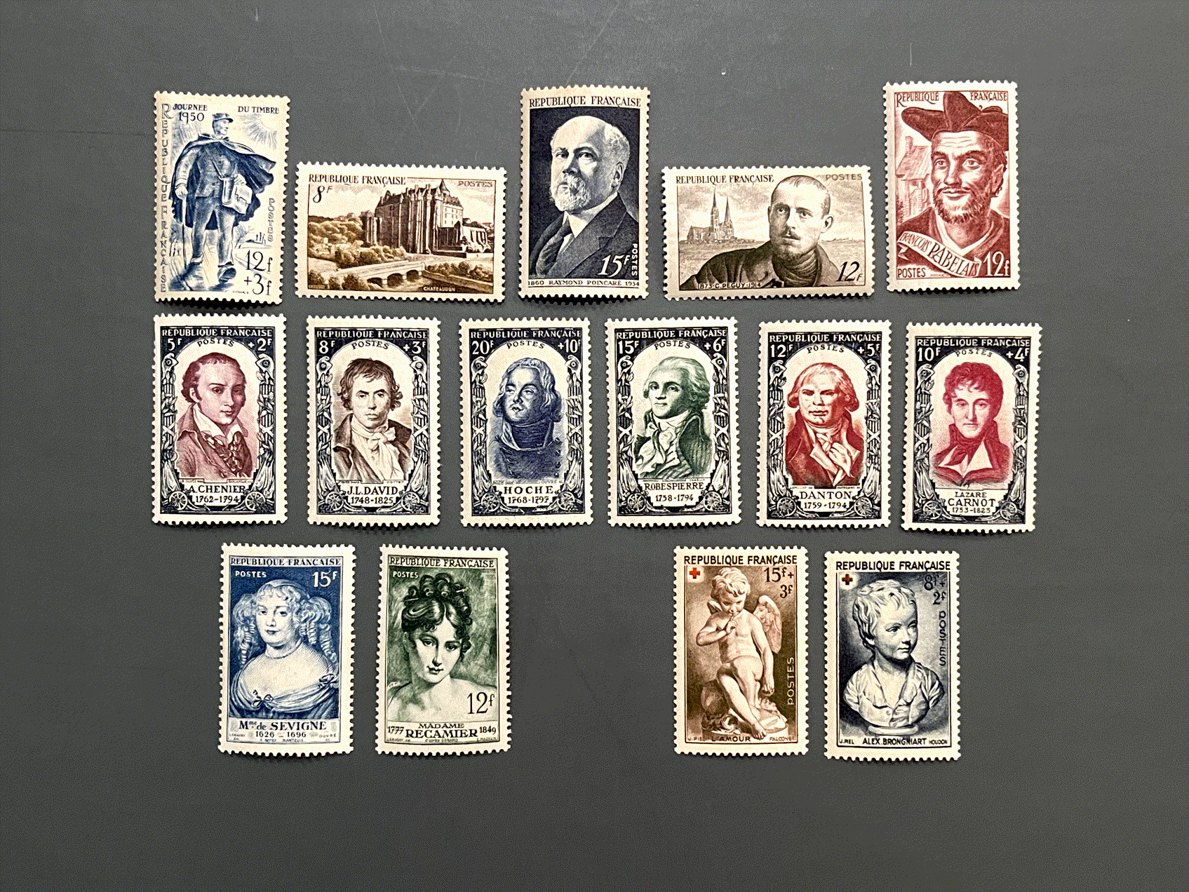 Timbre France Collection - Année 1950 complète - NEUFS** sans charnière - MNH