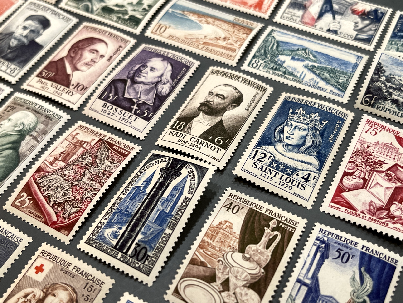 Timbre France Collection - Année 1954 complète - NEUFS** sans charnière - MNH