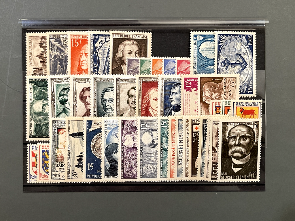 Timbre France Collection - Année 1951 complète - NEUFS** sans charnière - MNH
