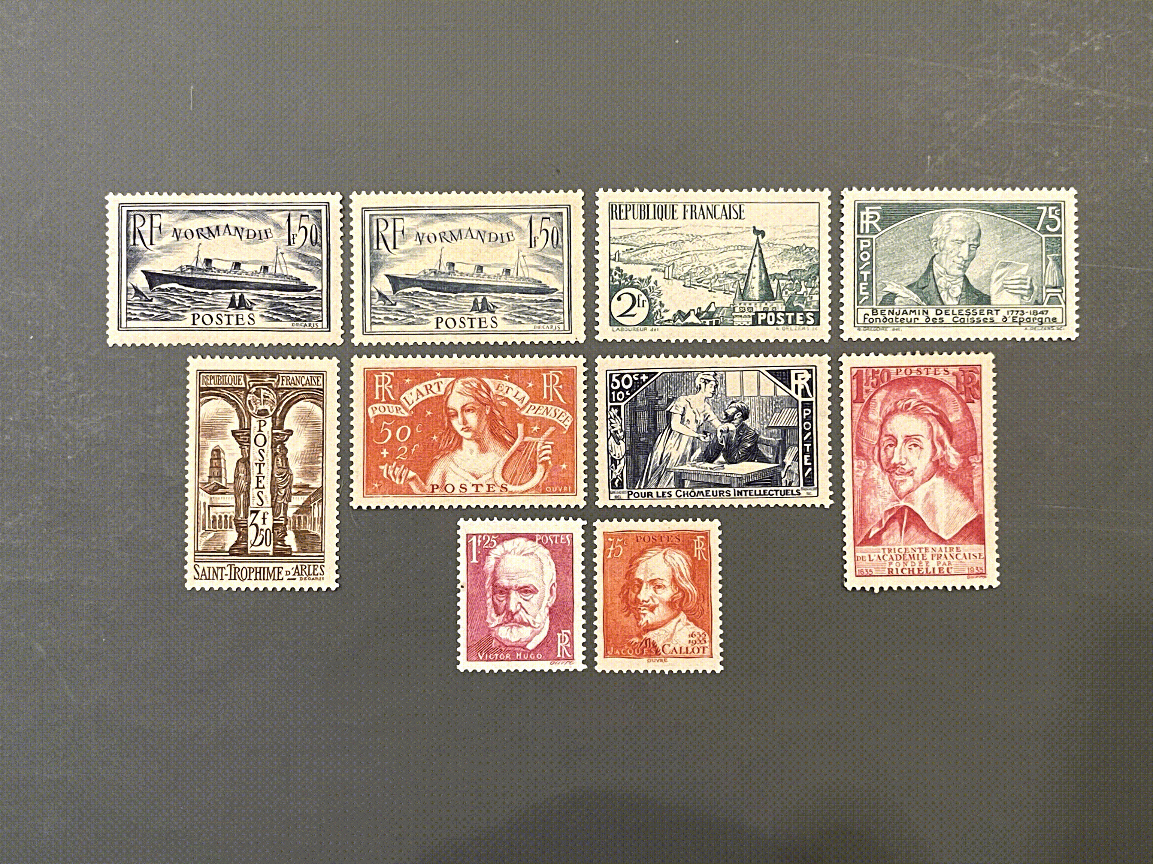 Timbre France Collection - Année 1935 complète - NEUFS** sans charnière - MNH