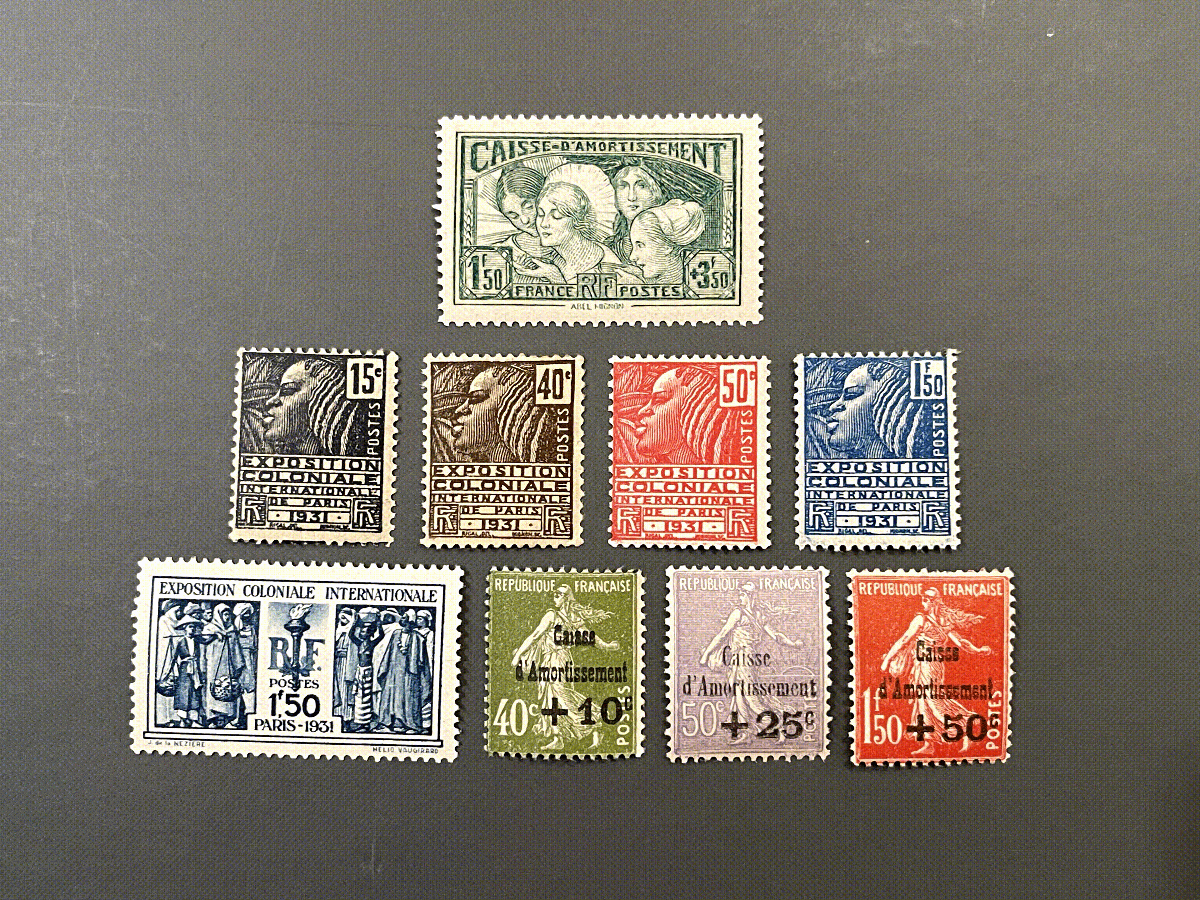 Timbre France Collection - Année 1931 complète - NEUFS** sans charnière - MNH