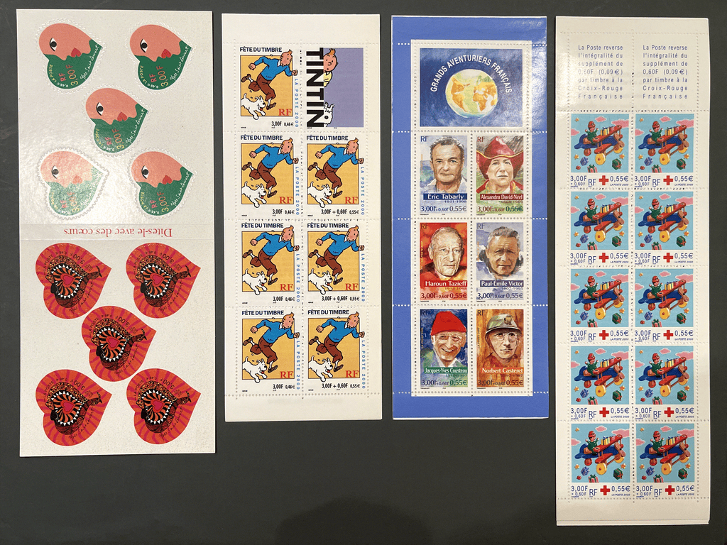 Briefmarke Frankreich Sammlung - Jahrgang 2000 komplett - NEU** ohne Falz - postfrisch + Blocks + Hefte