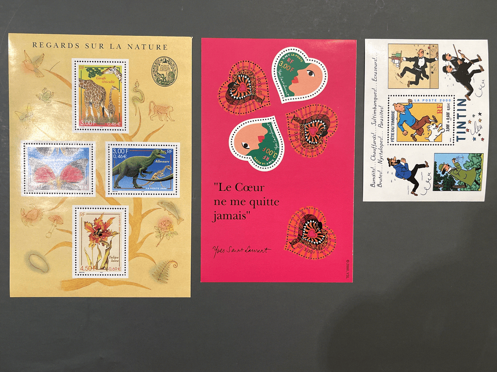 Briefmarke Frankreich Sammlung - Jahrgang 2000 komplett - NEU** ohne Falz - postfrisch + Blocks + Hefte