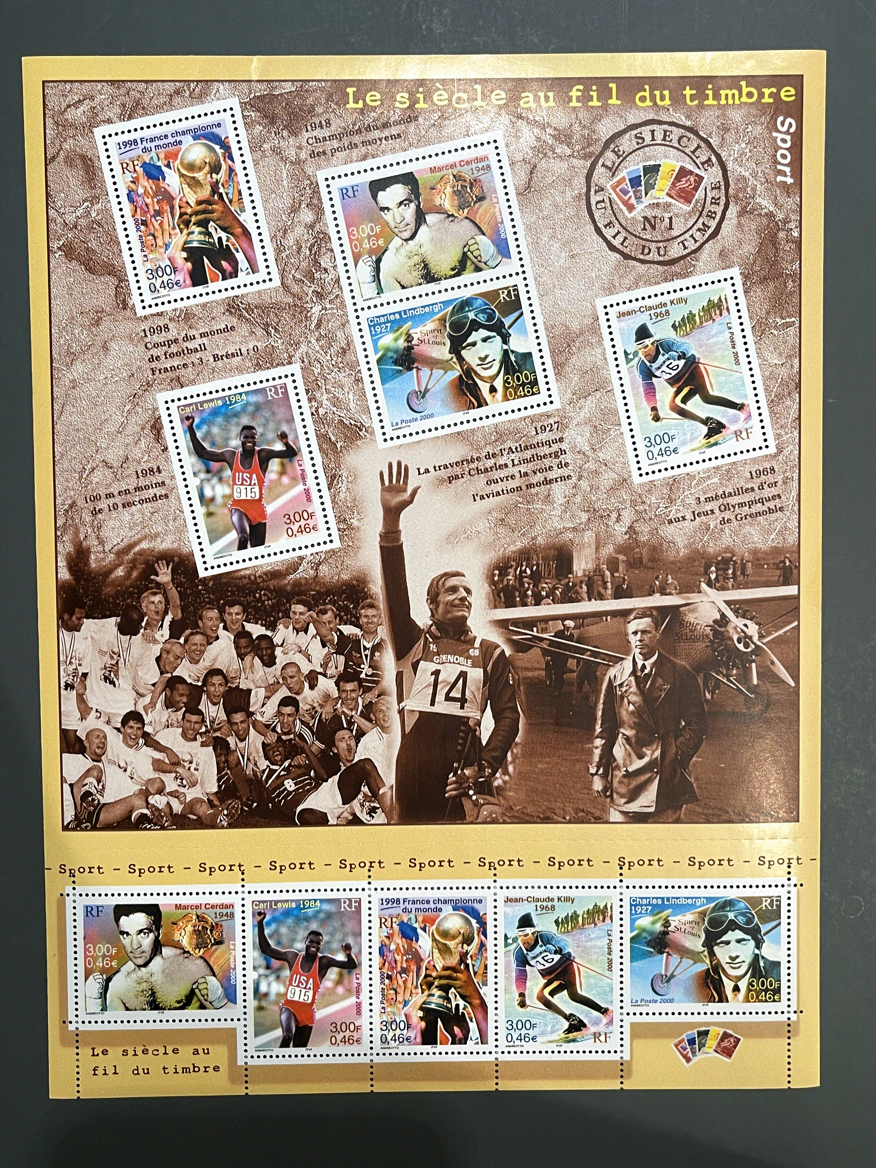 Briefmarke Frankreich Sammlung - Jahrgang 2000 komplett - NEU** ohne Falz - postfrisch + Blocks + Hefte