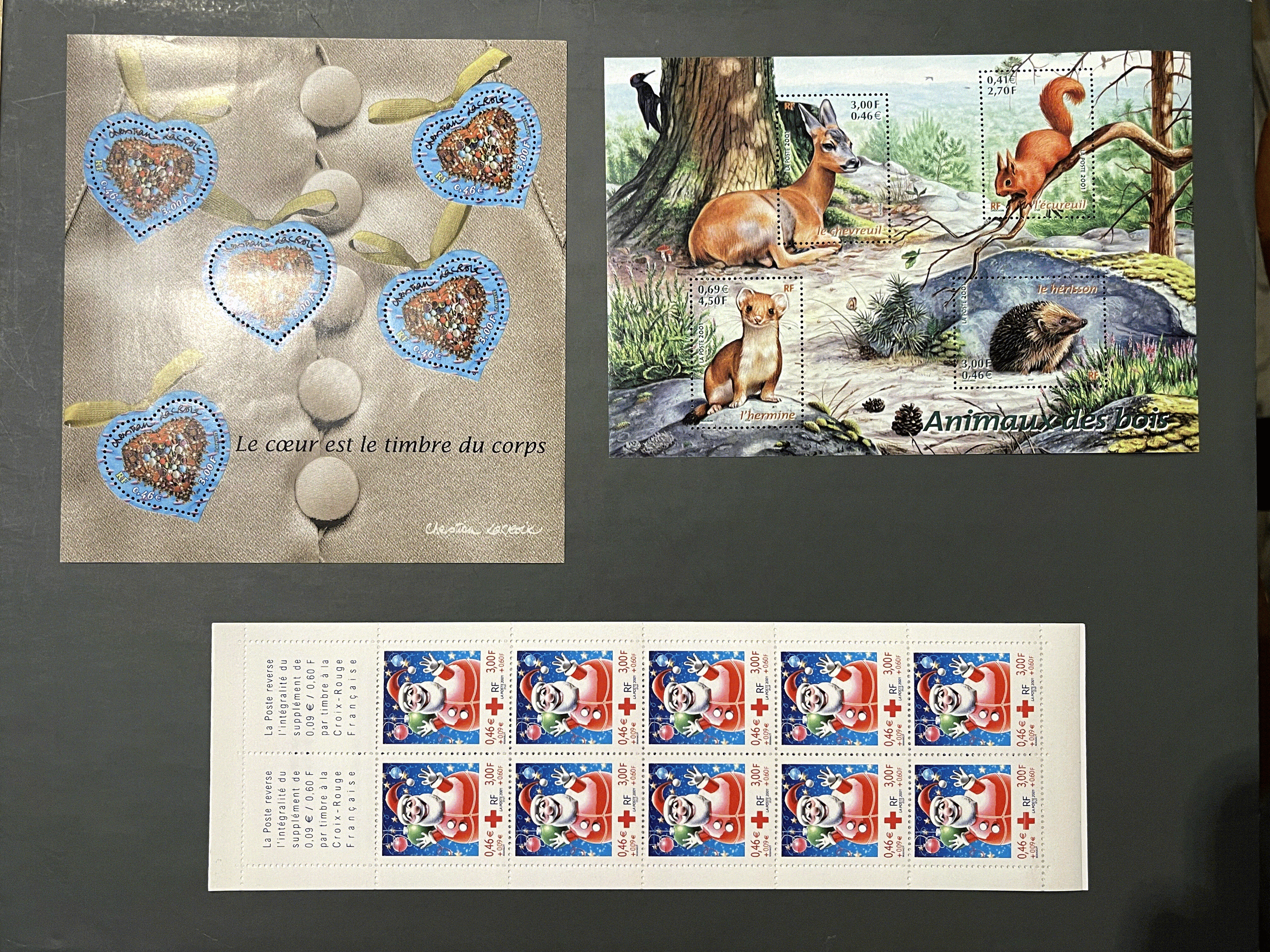 Timbre France Collection - Année 2001 complète - NEUFS** sans charnière - MNH + Blocs + Carnets
