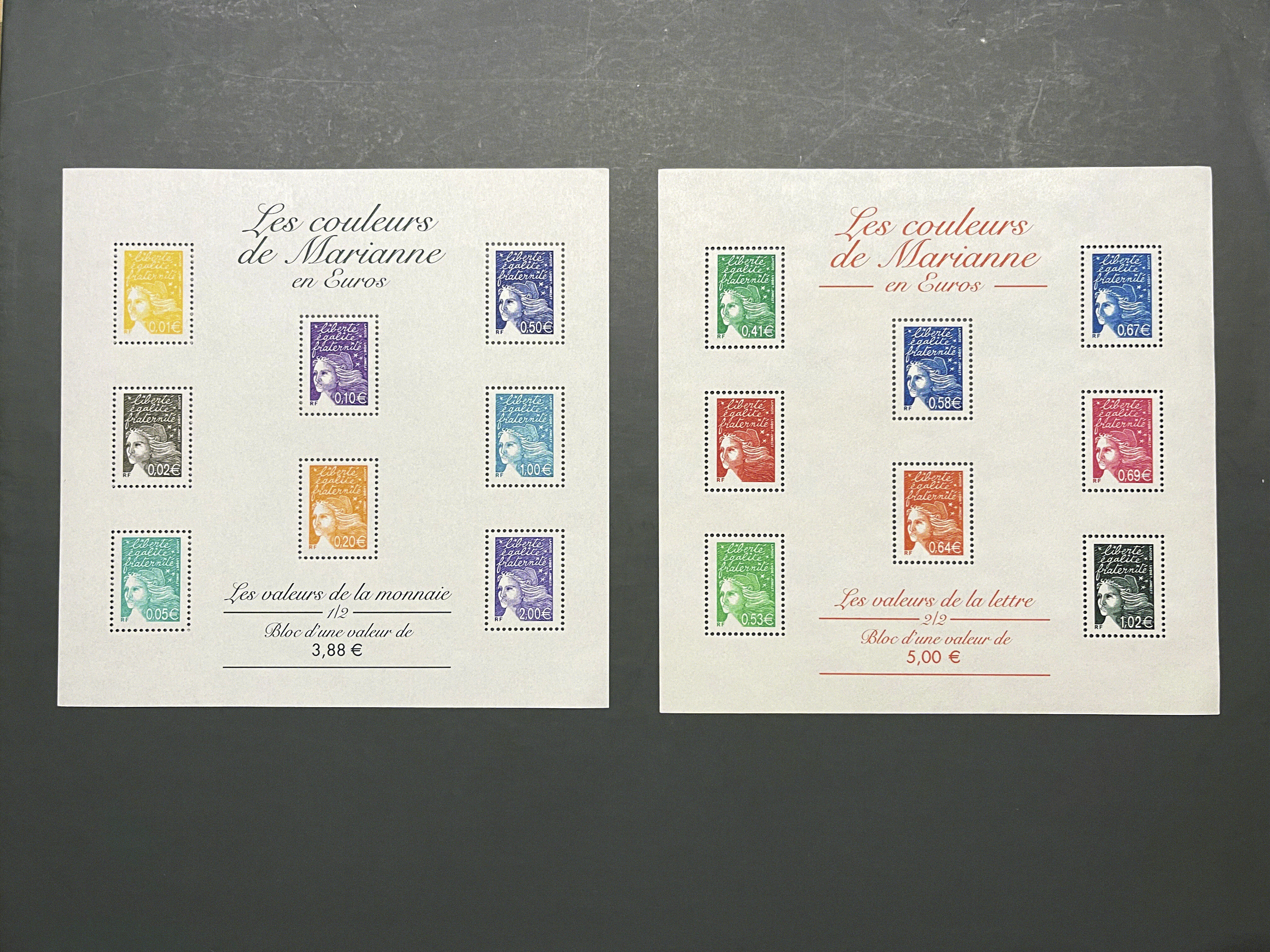 Timbre France Collection - Année 2002 complète - NEUFS** sans charnière - MNH + Blocs + Carnets