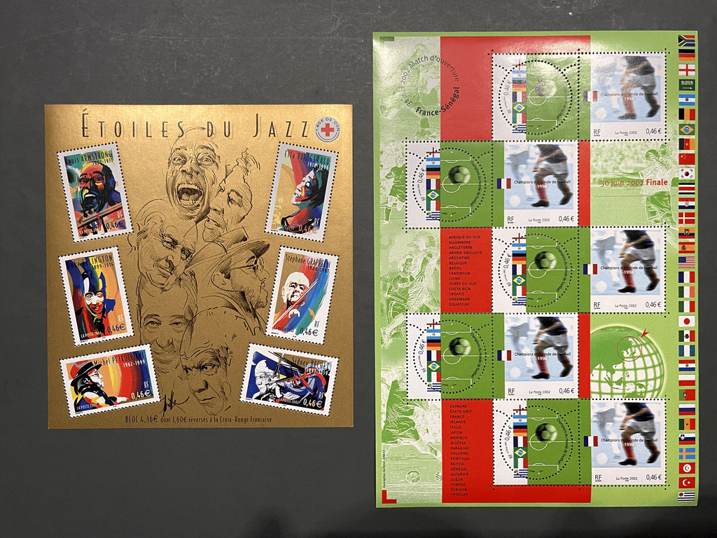 Timbre France Collection - Année 2002 complète - NEUFS** sans charnière - MNH + Blocs + Carnets