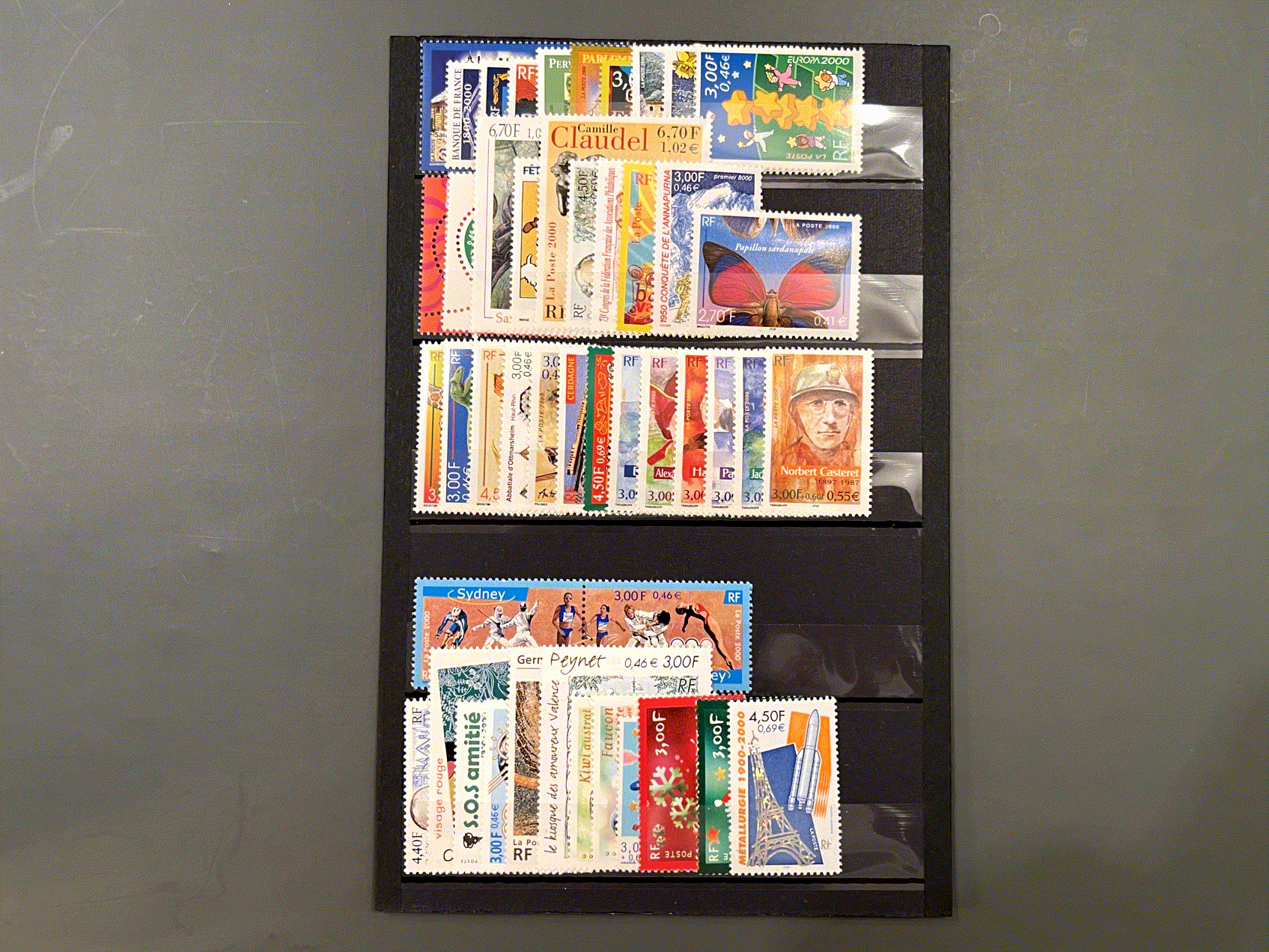 Timbre France Collection - Année 2000 complète - NEUFS** sans charnière + Blocs feuillets et Carnets