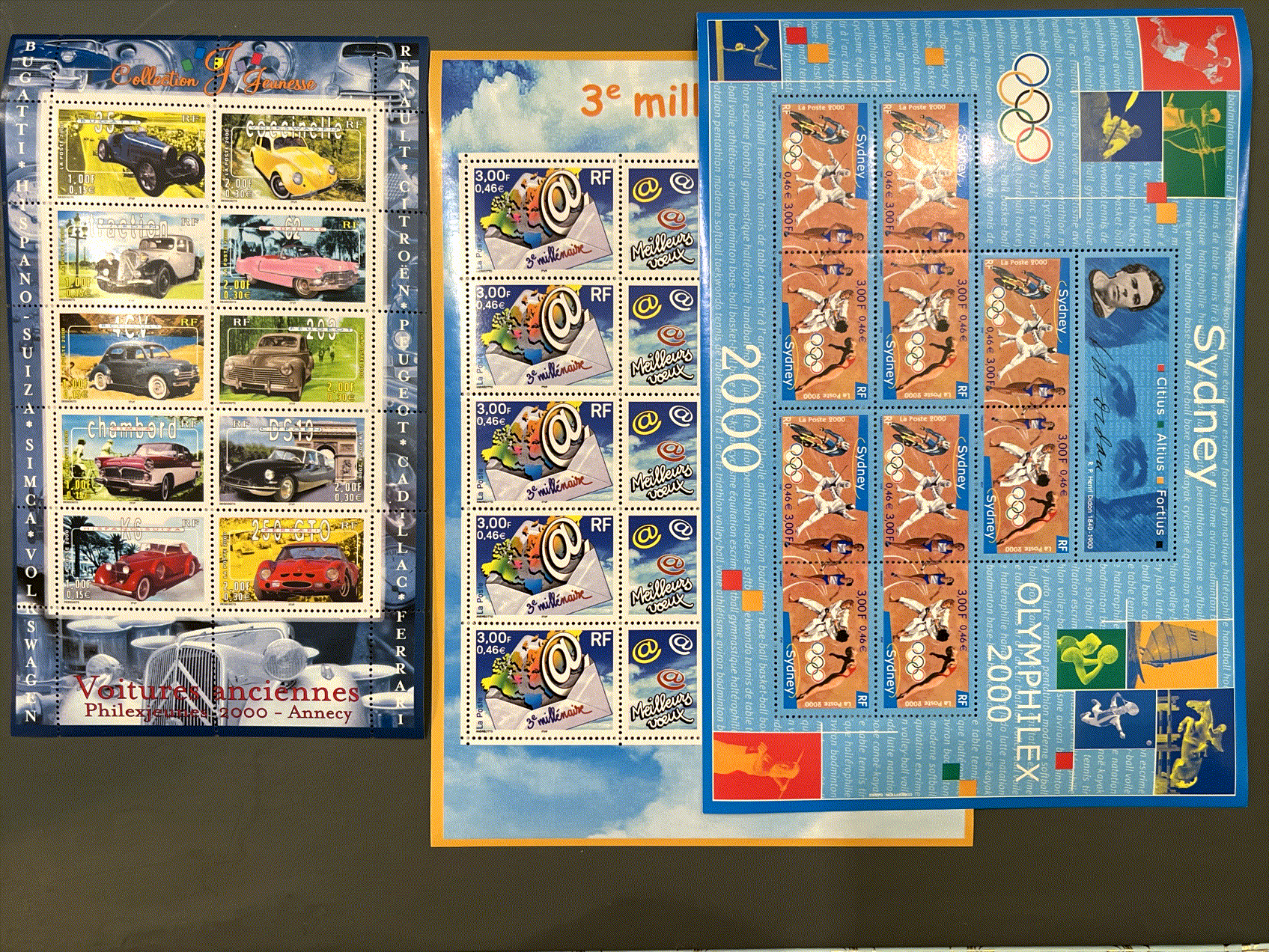 Timbre France Collection - Année 2000 complète - NEUFS** sans charnière + Blocs feuillets et Carnets