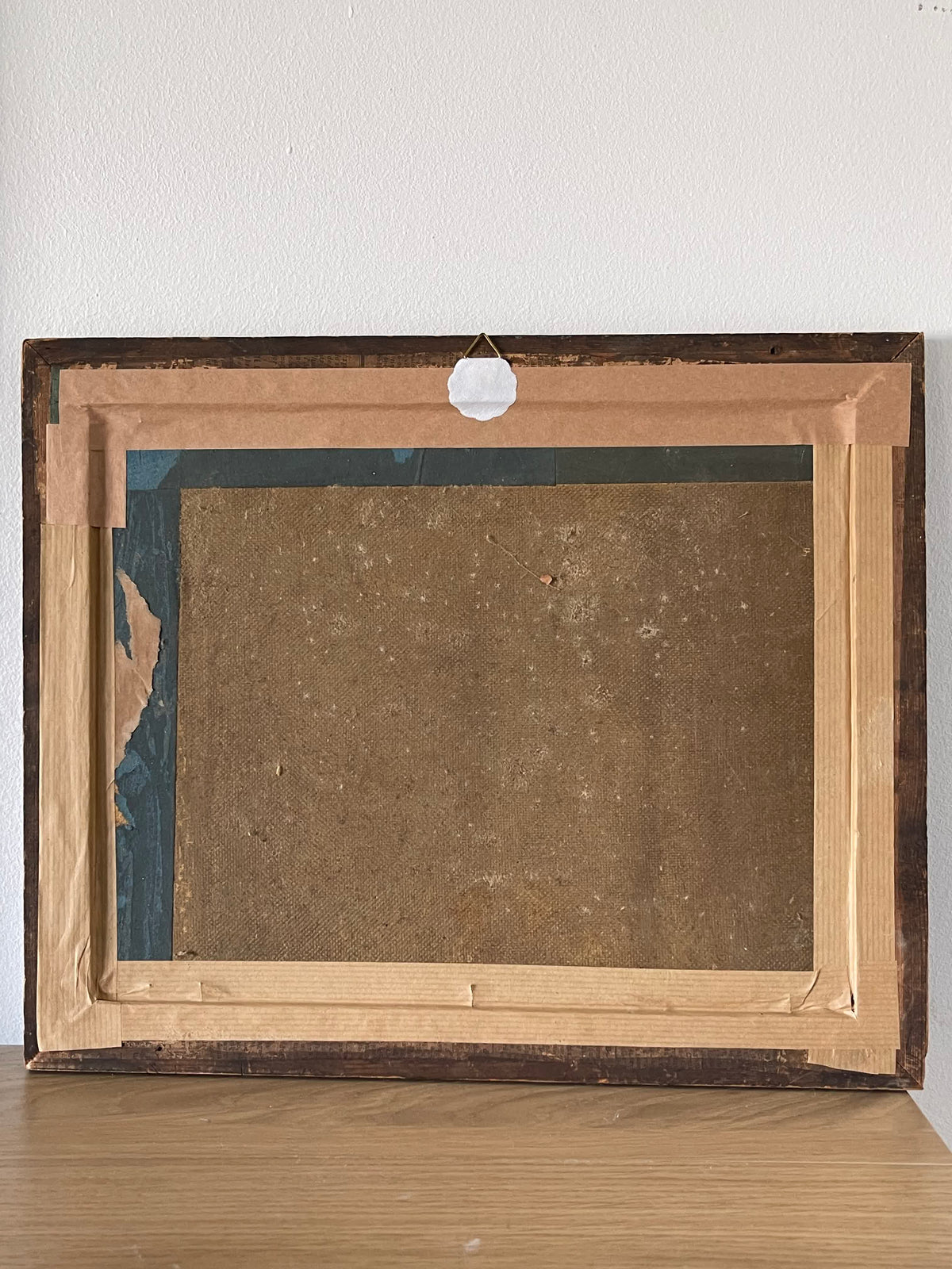 Nature morte aux récipients – Huile sur toile contrecollée – XXe siècle