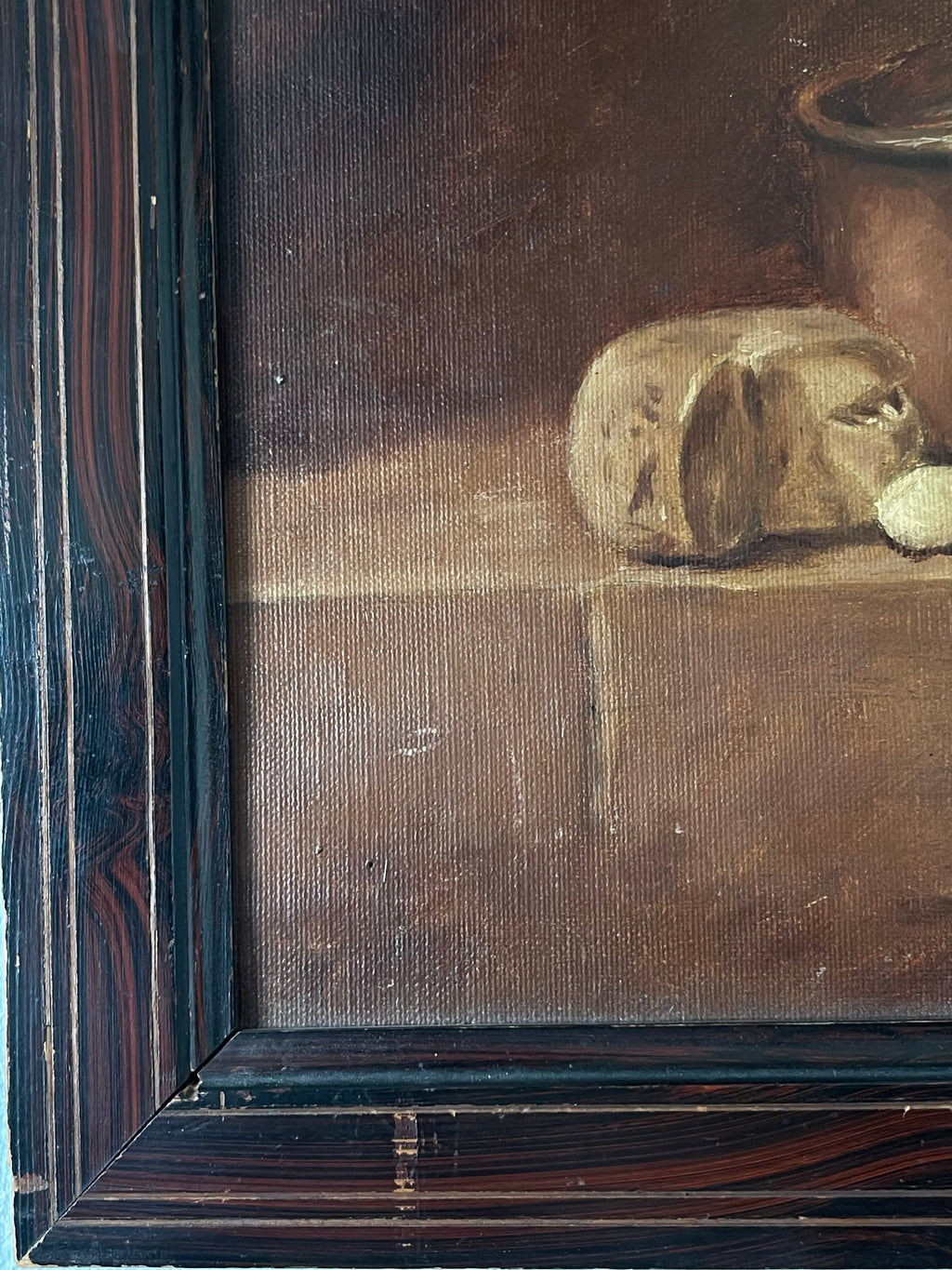 Nature morte aux récipients – Huile sur toile contrecollée – XXe siècle