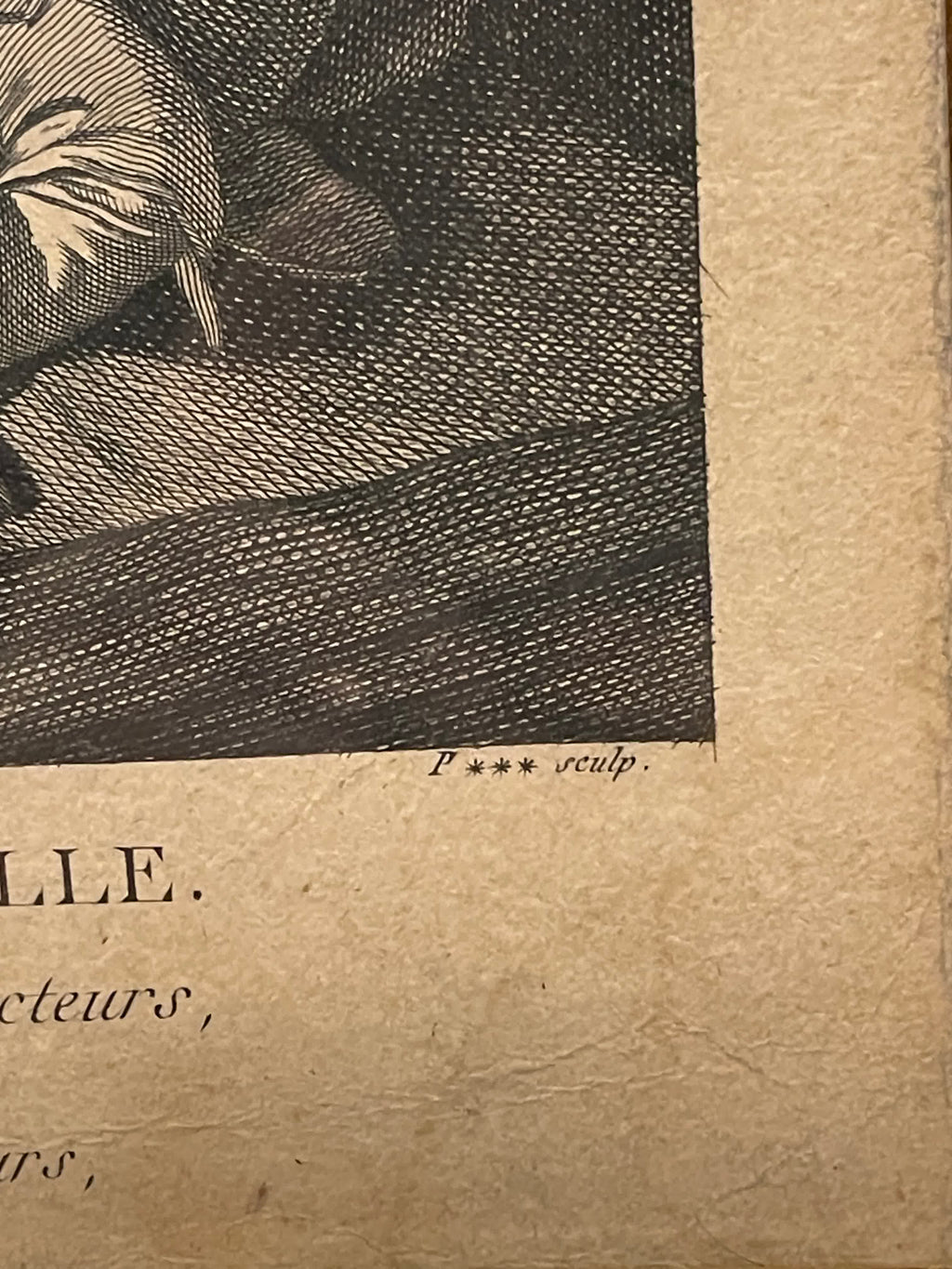 La Dévotion sincère au logis – Gravure d’après Greuze – 51,5 cm
