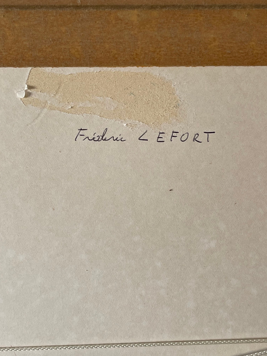 Frédéric LEFORT (XXᵉ) - Nu féminin couché de dos, gravure à la manière de sanguine (Tirage 4/250)
