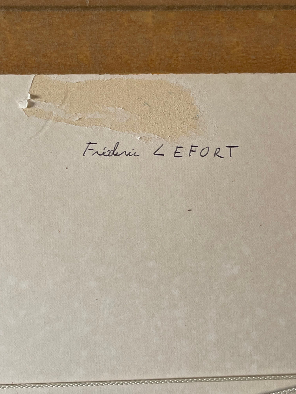 Frédéric LEFORT (XXᵉ) - Nu féminin couché de dos, gravure à la manière de sanguine (Tirage 4/250)