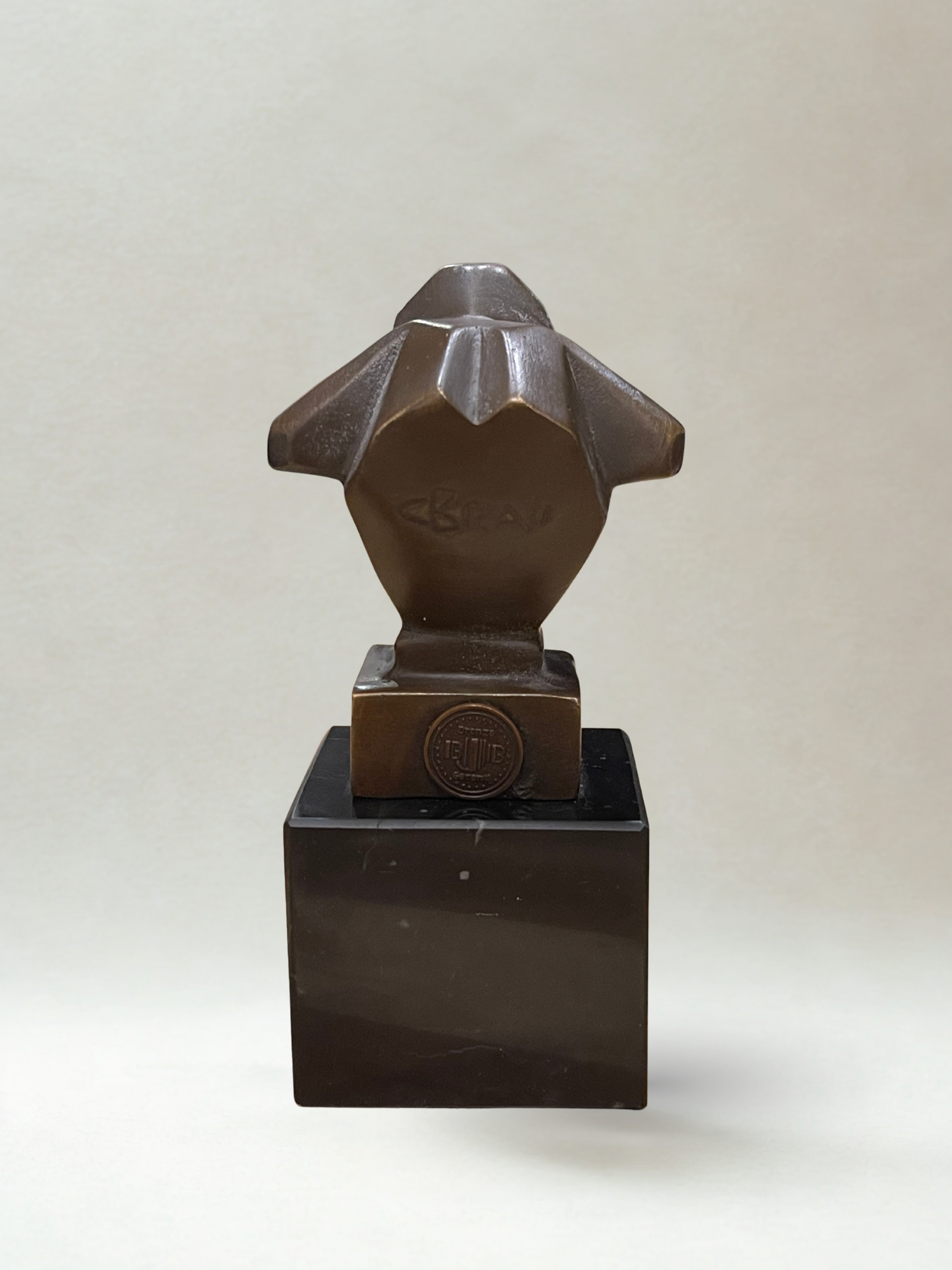 Bronze d’après Casimir BRAU – Sculpture animalière Art Déco – Singe - 13 cm
