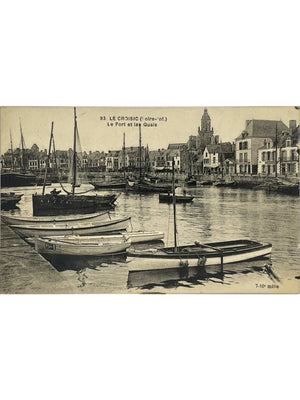 Le Croisic – Le port et les quais, bateaux – CPA n° 93
