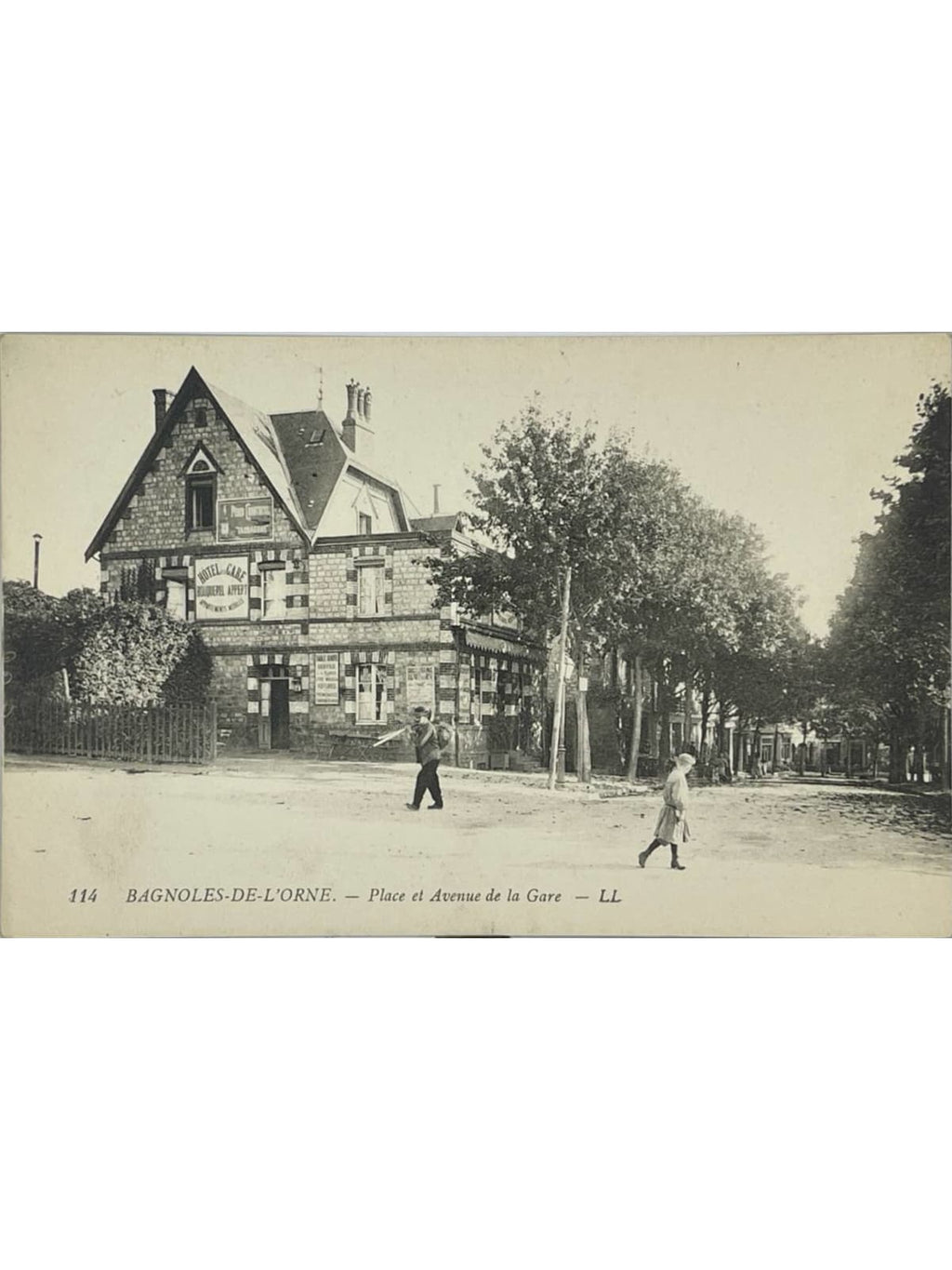 Recto de la carte postale