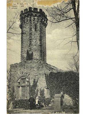 Forbach – Ruines du château du Schlossberg et salle des chevaliers – CPA 1917