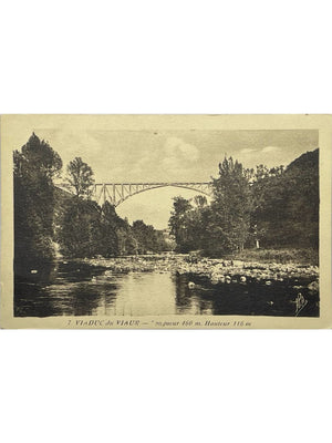 Viaduc du Viaur – Pont ferroviaire entre Aveyron et Tarn – CPA