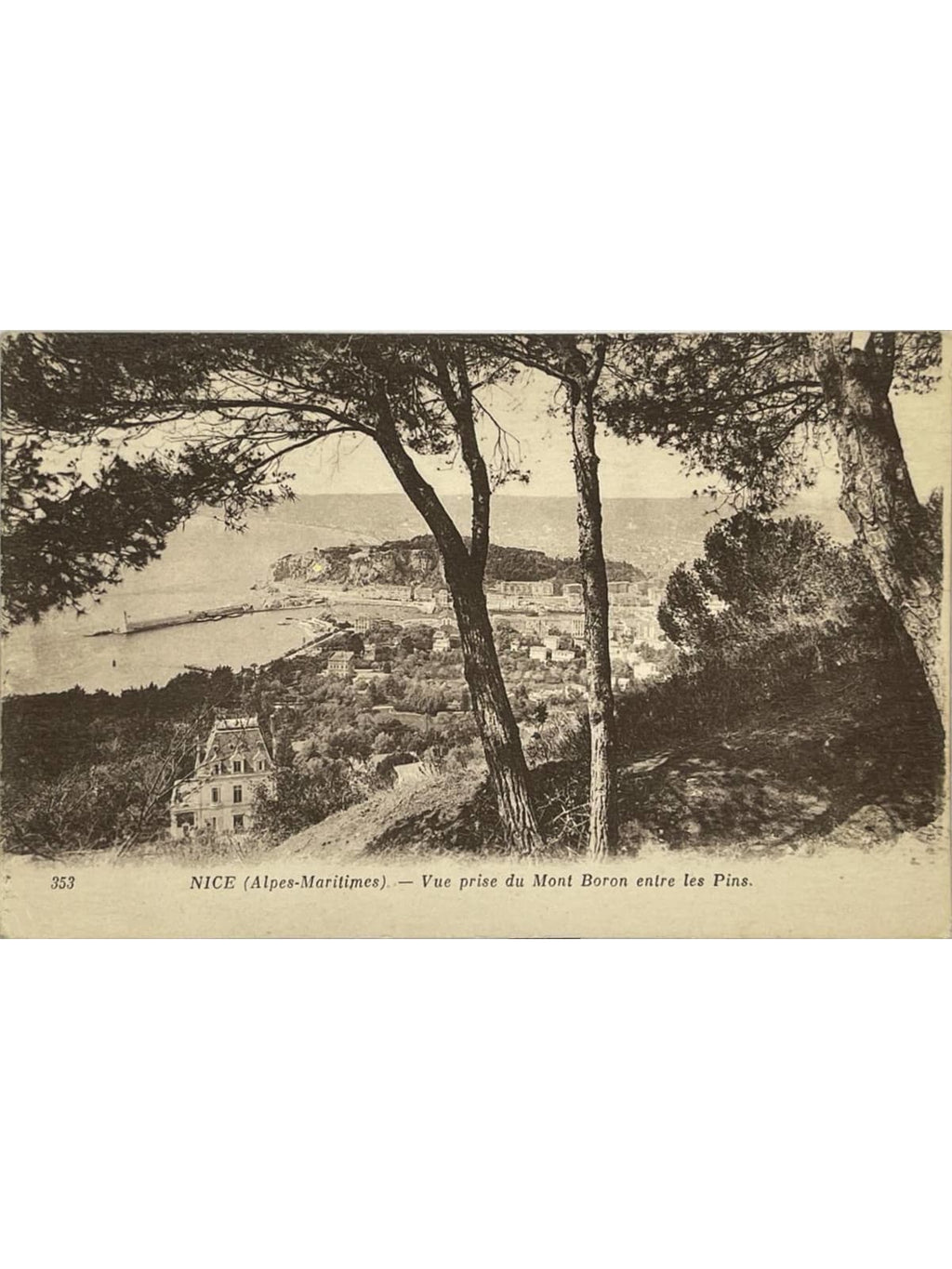 Recto de la carte postale
