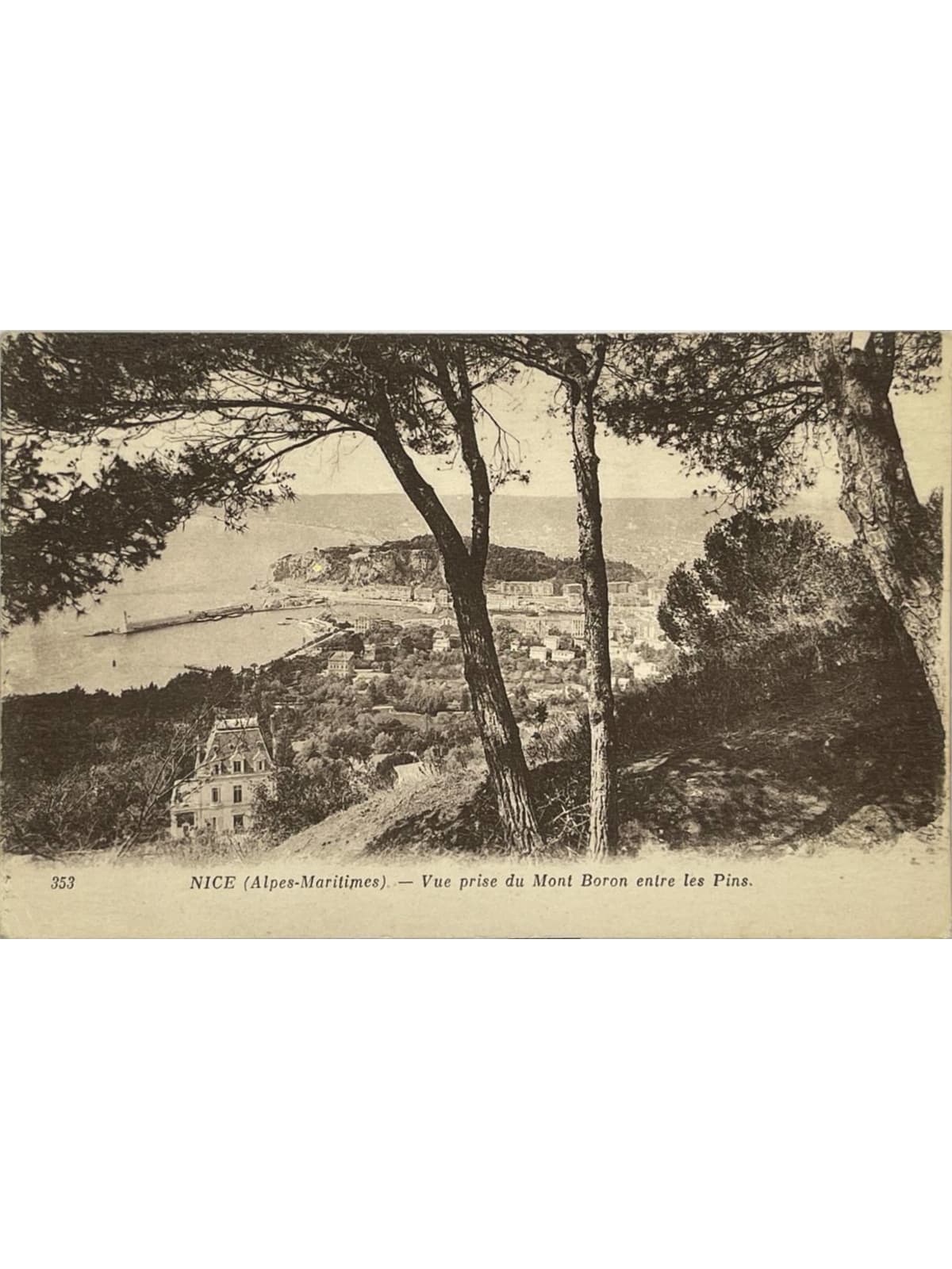 Recto de la carte postale