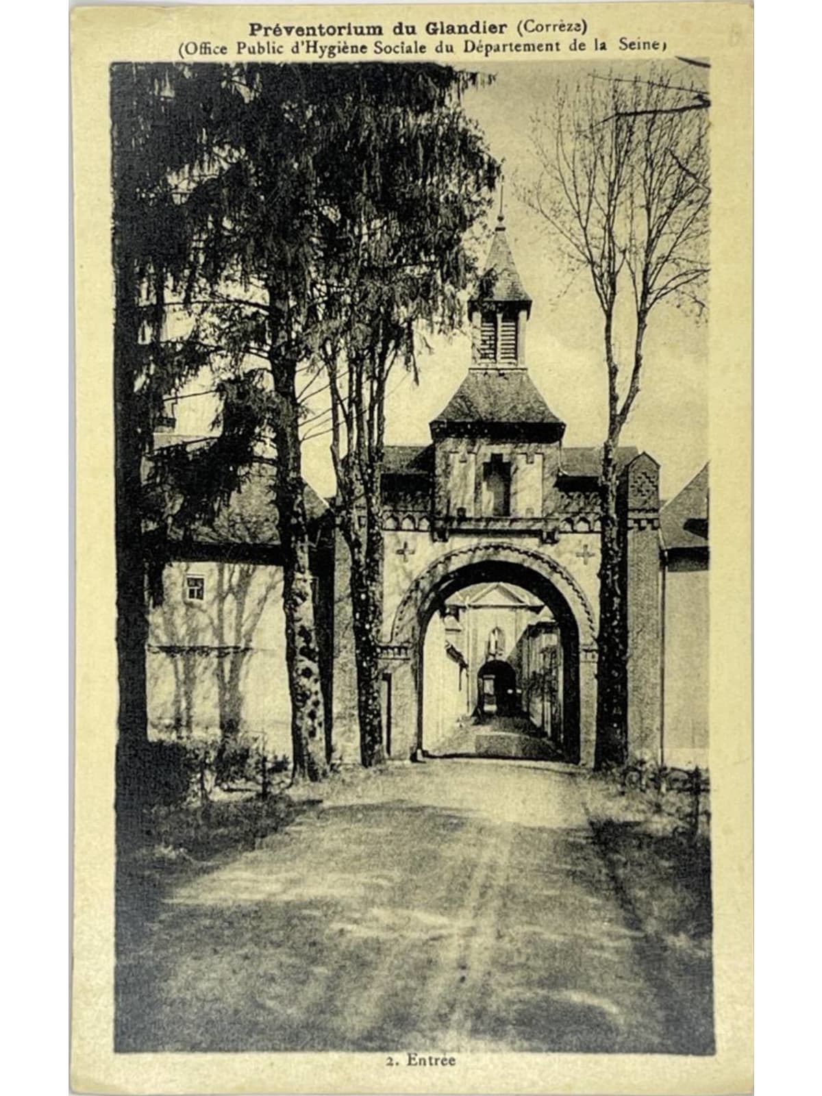 Recto de la carte postale