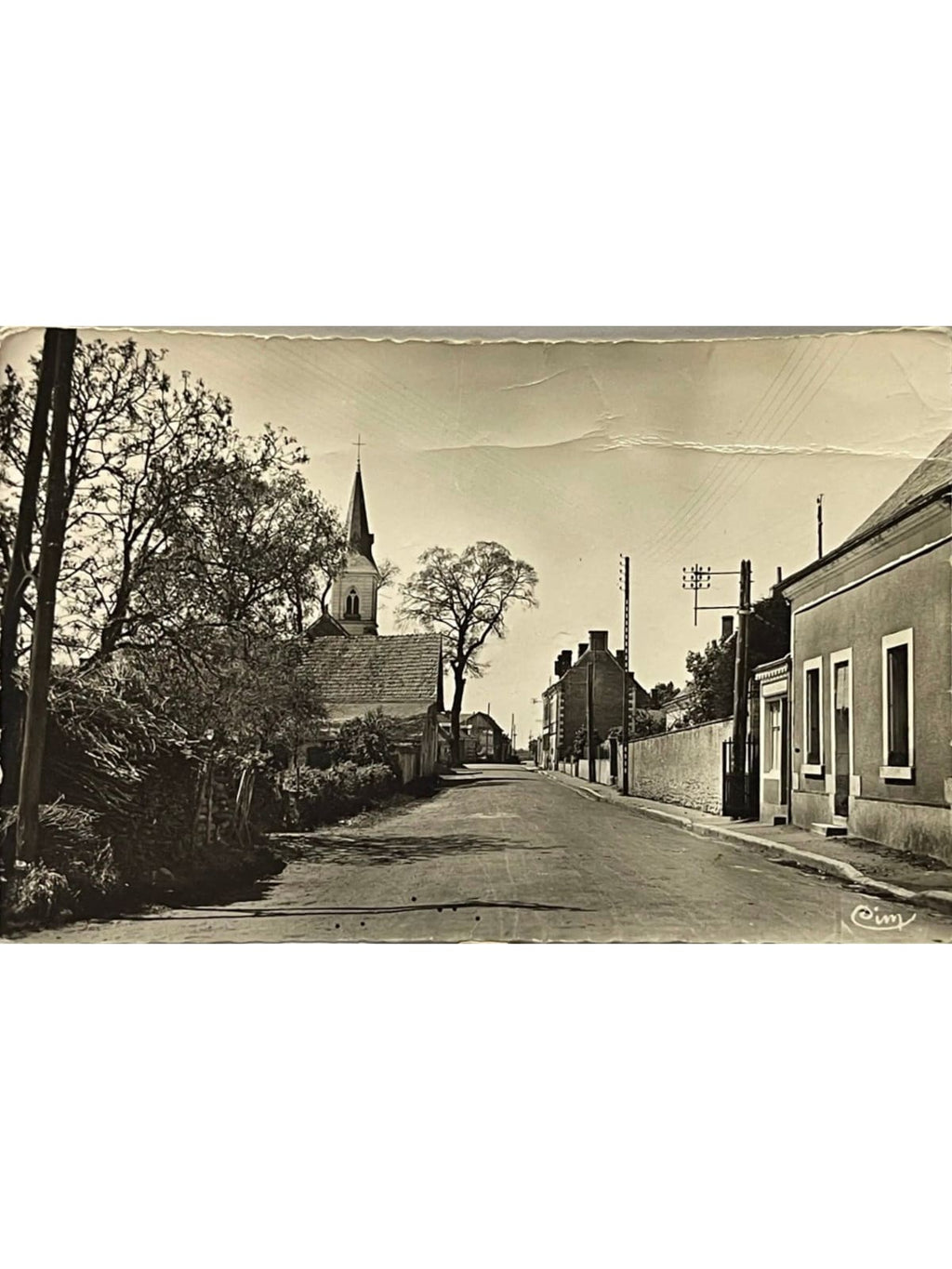 Recto de la carte postale