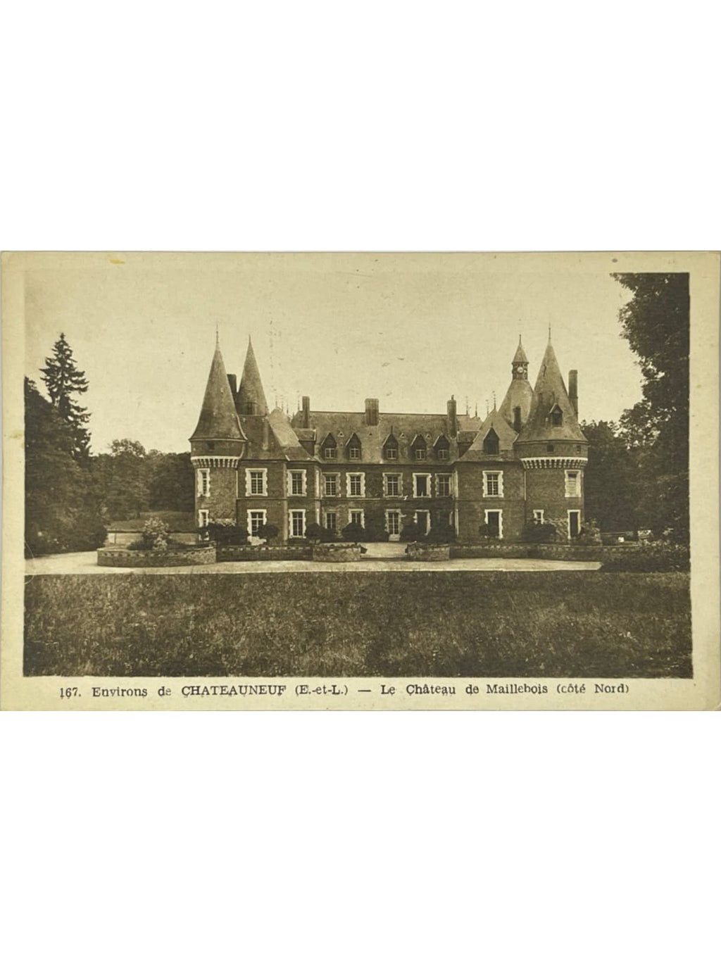 Recto de la carte postale