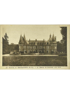 Maillebois – Château côté nord – Eure-et-Loir – CPA n° 167