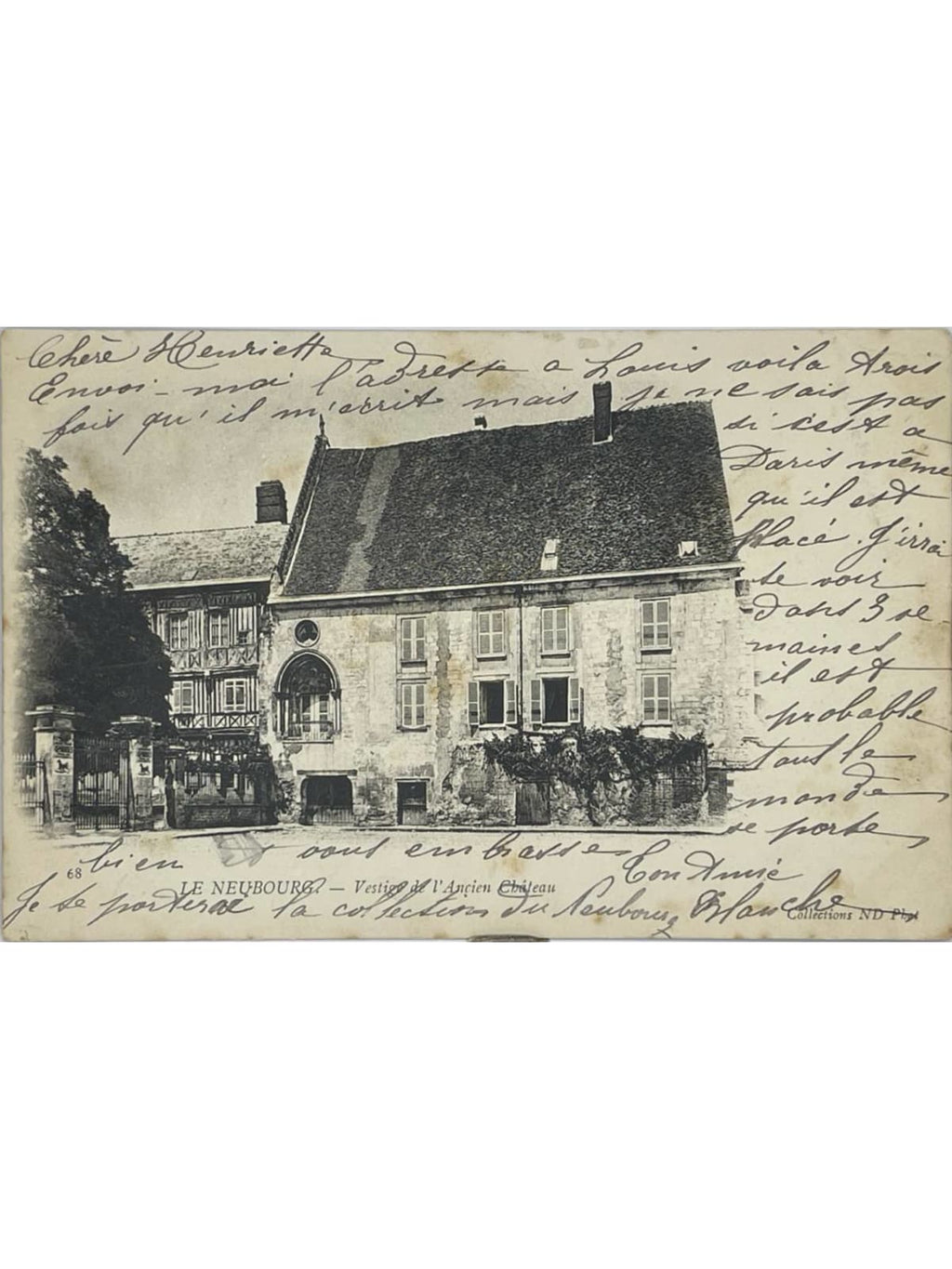 Recto de la carte postale