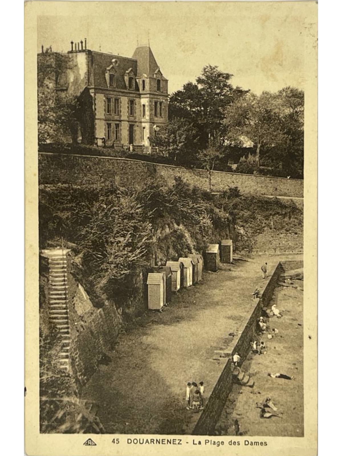 Recto de la carte postale