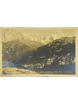 Beatenberg – Eiger, Mönch et Jungfrau – CPA suisse colorisée de 1911