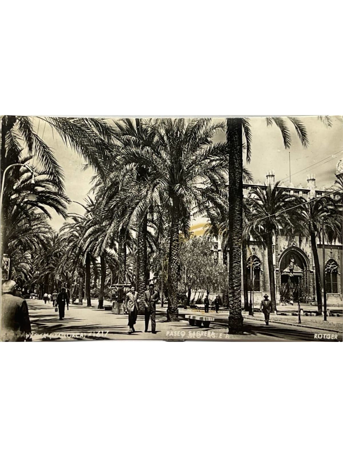 Recto de la carte postale