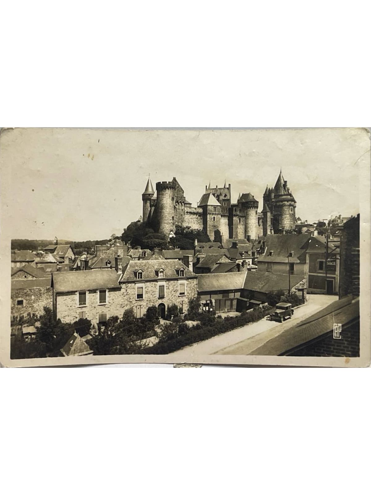 Recto de la carte postale